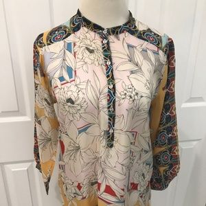 Johnny Was Silk Tunic